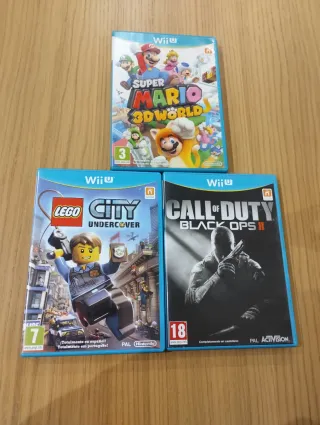 Juegos Wii U: Mario, Lego City, Call of Duty 