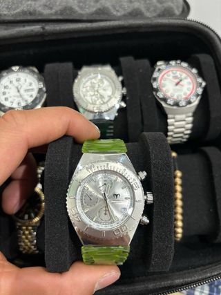 Reloj TechnoSport Cronógrafo Verde/Plata