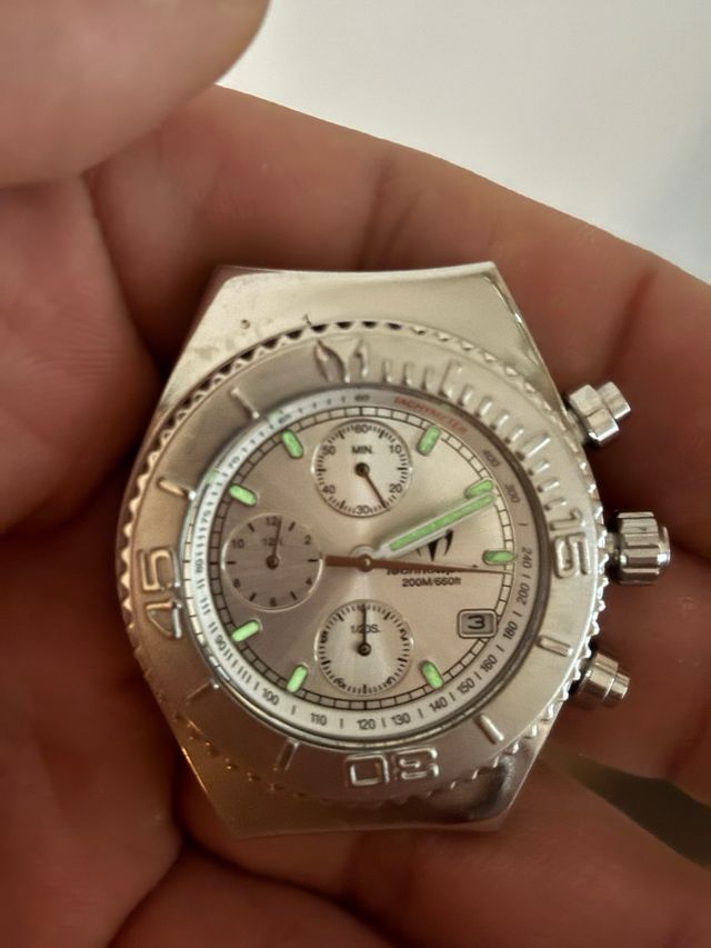 Reloj TechnoSport Cronógrafo Verde/Plata