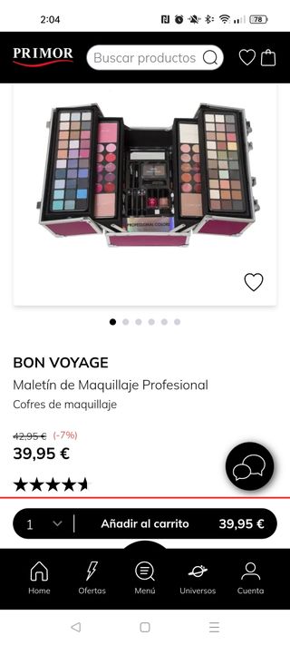 Maletín Maquillaje Profesional