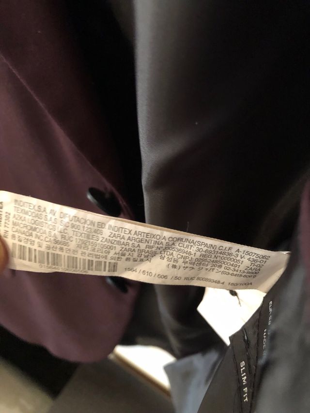 Abito Zara Bordeaux Taglia M