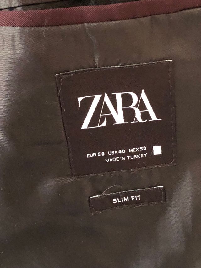 Abito Zara Bordeaux Taglia M