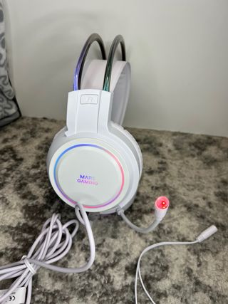 Auriculares Gaming Mars Gaming MHRGBW