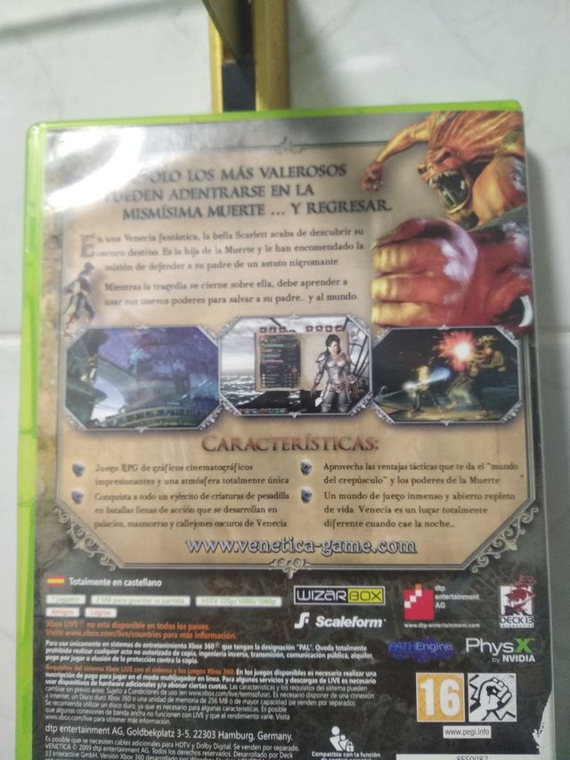 Juego de Xbox 360 venetica
