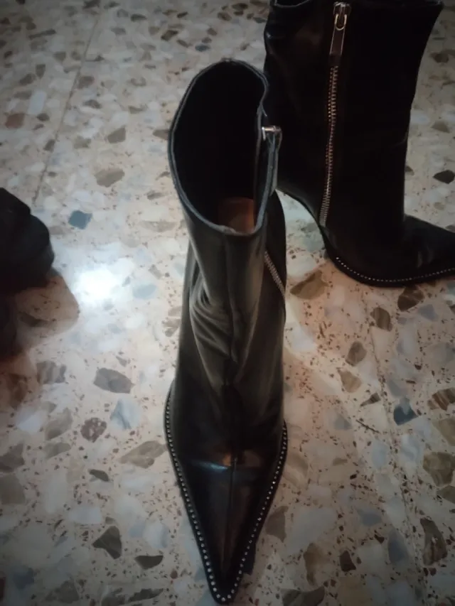 Botines Zara tacón alto elegantes T.38