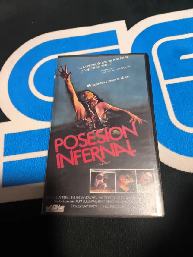 Posesión Infernal VHS Evil dead