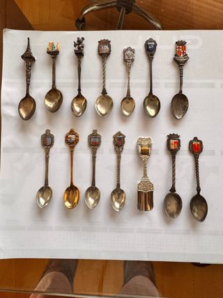 Lote Cucharillas Plata Diferentes Zonas