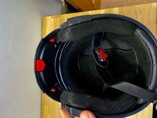 Casco Moto Virtue fibra azul