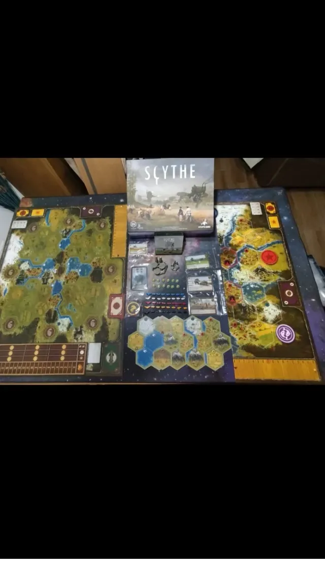 Scythe + expansiones + promos + pack mejora