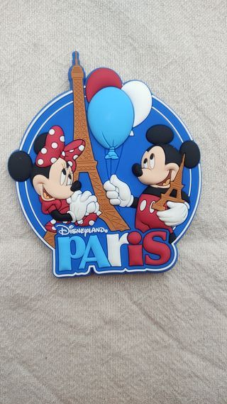 Imán 05 -Disneyland París Mickey Minnie Torre Eiff