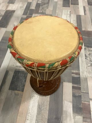 Tambor Percusión Artesanal (Djembe) 2 instrumentos