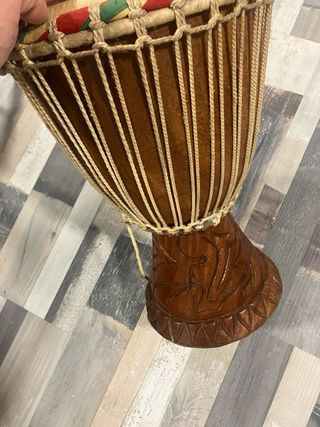 Tambor Percusión Artesanal (Djembe) 2 instrumentos