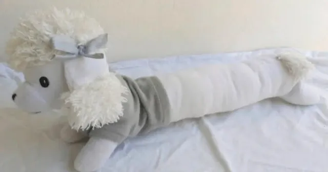 Peluche Perro Blanco con Lazos
