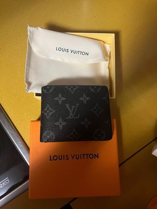 Cartera Louis Vuitton Negra y Gris