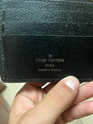 Cartera Louis Vuitton Negra y Gris