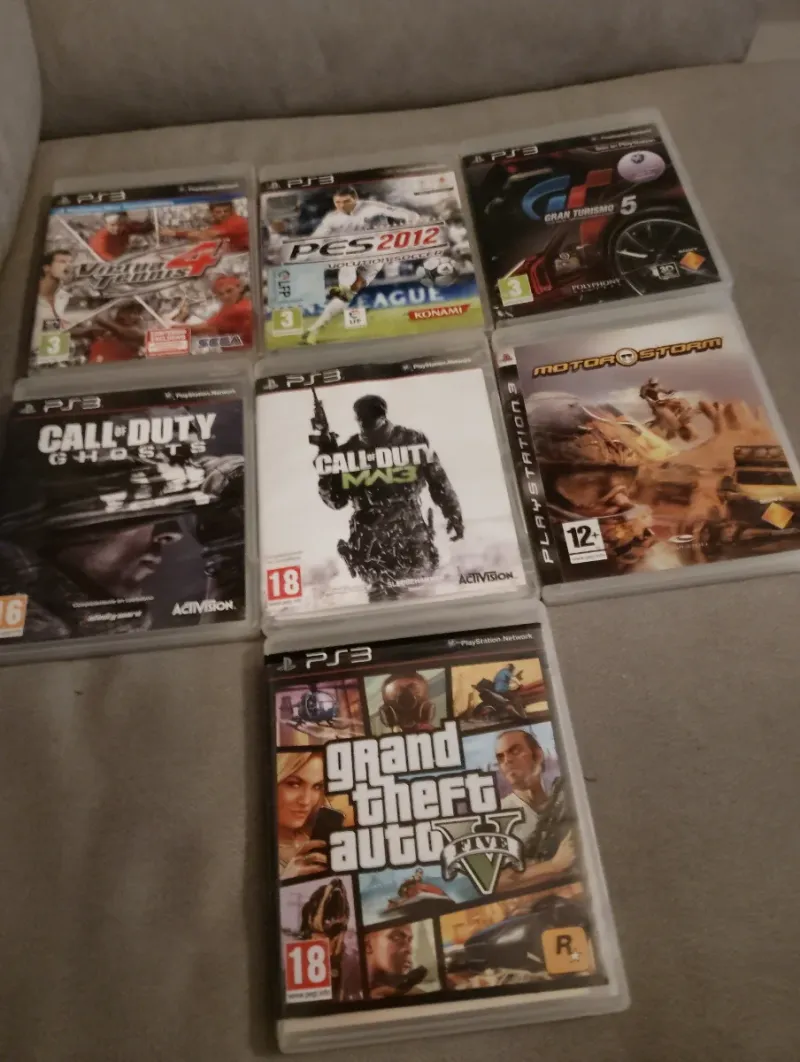 Imagen de 7 Juegos PS3: Call of Duty, GTA V, PES 2012