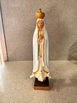 Figura Virgen de Fátima Resina