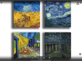 Quadri Van Gogh 40x40 cm