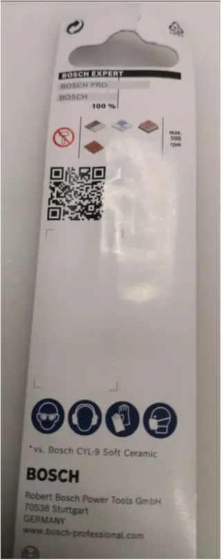 Broca Bosch Multimaterial 6mm EXPERT. Sín abrir.