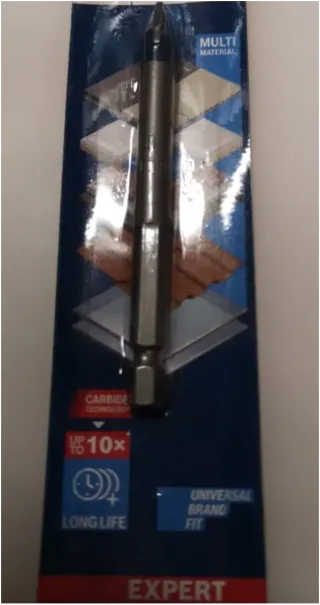 Broca Bosch Multimaterial 6mm EXPERT. Sín abrir.