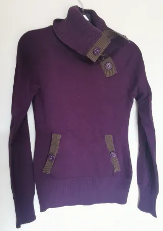 Jersey cuello alto Mango mujer