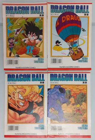 3 Cómics Bola de Dragon Ball serie Blanca Español