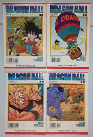 3 Cómics Bola de Dragon Ball serie Blanca Español