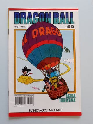 3 Cómics Bola de Dragon Ball serie Blanca Español