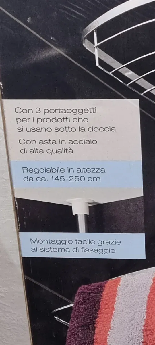 Estantería ducha telescópica Miomare