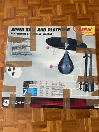 Plataforma y pera de boxeo Domyos