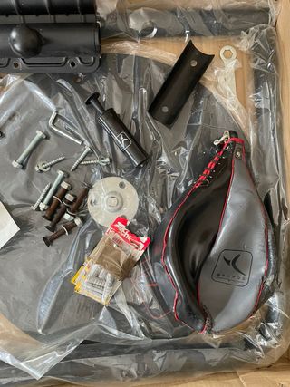 Plataforma y pera de boxeo Domyos