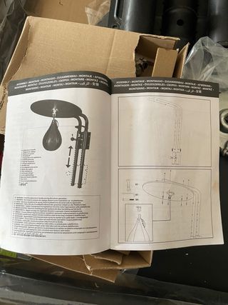 Plataforma y pera de boxeo Domyos