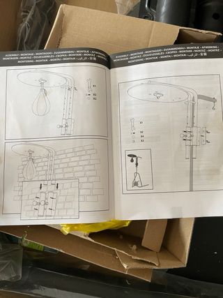 Plataforma y pera de boxeo Domyos