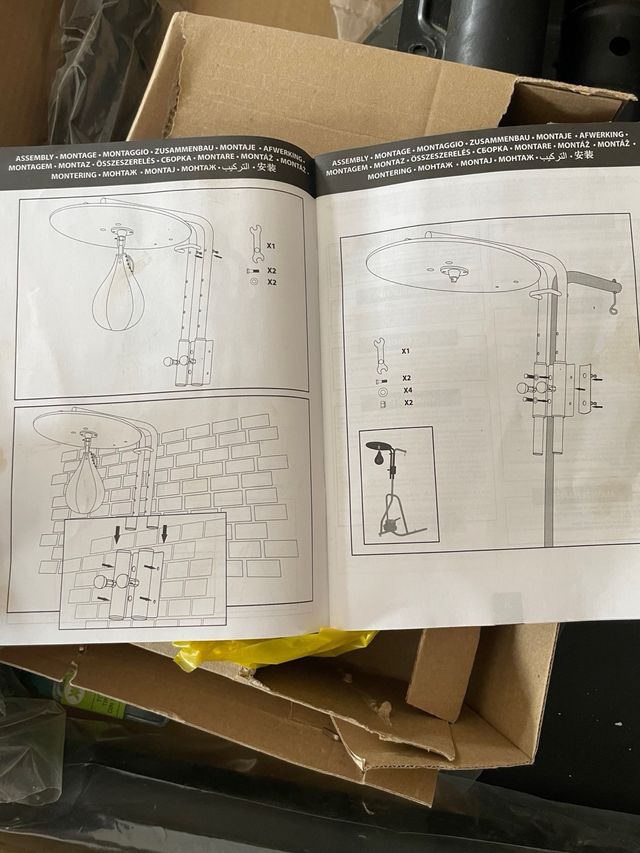 Plataforma y pera de boxeo Domyos