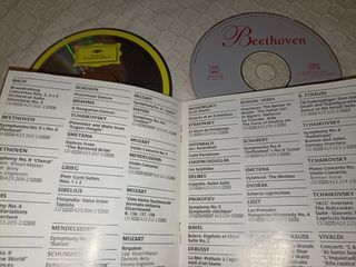 4 CD di musica classica: Beethoven, Bach, Tchaikovsky
