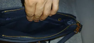 Bolso azul