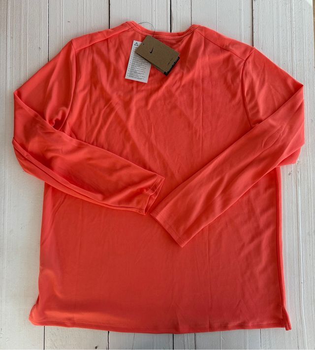 Camiseta Nike Running Dri-Fit Miler Manga Larga L