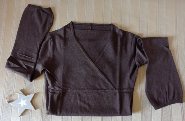 Maglioncino donna lana/cashmere/viscosa tg S nuovo