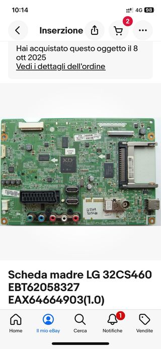 Scheda Madre LG 32CS460 EAX64664903