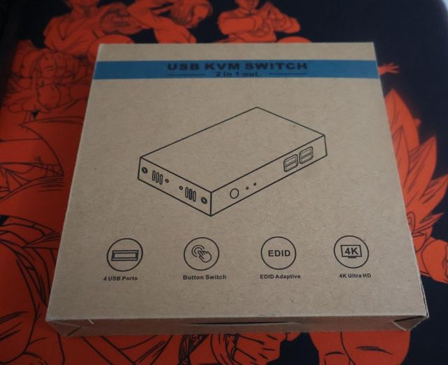 Conmutador KVM HDMI 4K 60Hz USB 3.0