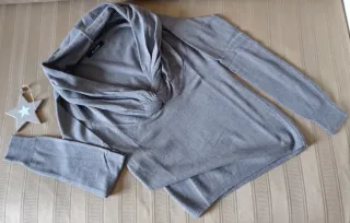 Maglioncino donna scollo a scialle tg S