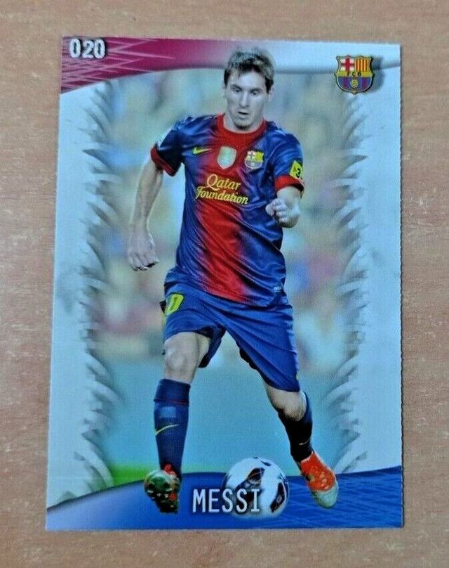 2014 MUNDICROMO - CARD DE LEO MESSI - FCB #020