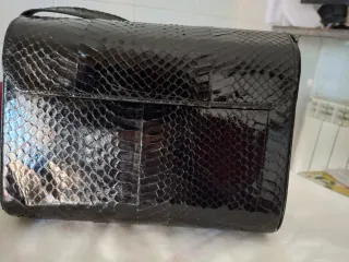 Borsa vera pelle pitone vintage anni 90