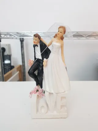 Figuras Novios Tarta LOVE
