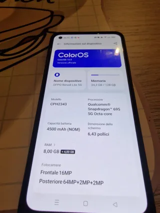 Oppo Reno 8 lite