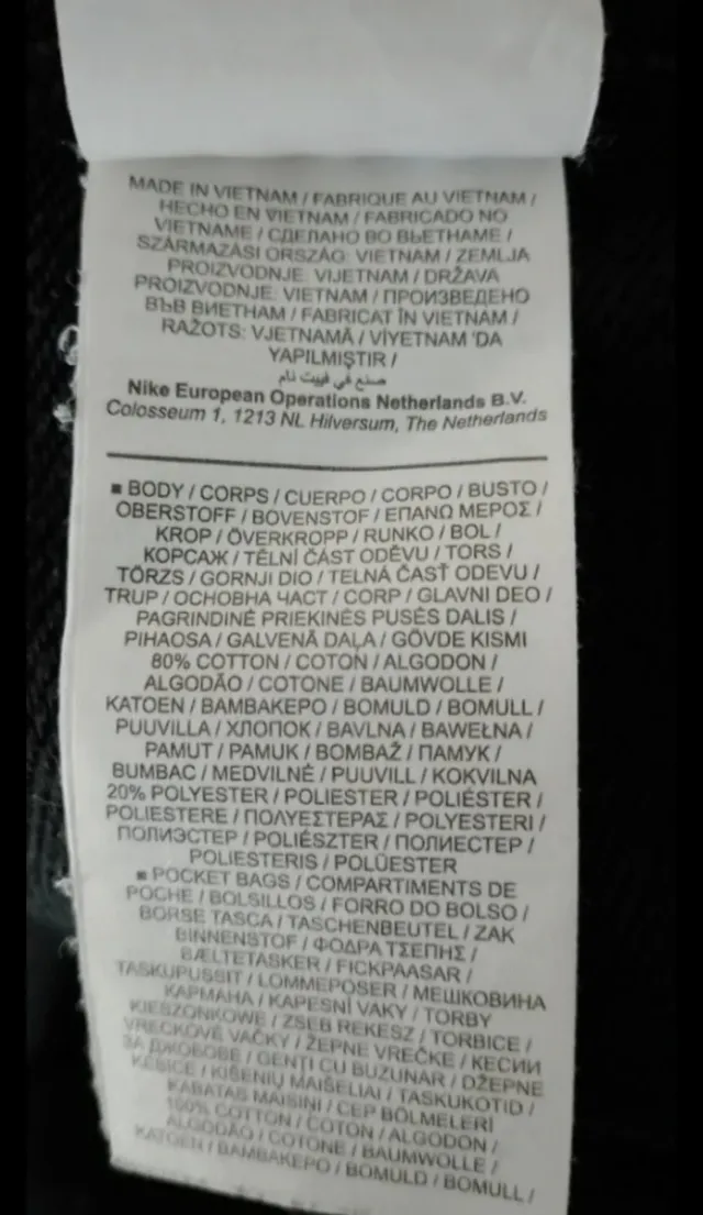 Pantaloni Nike neri ragazzo 14 anni