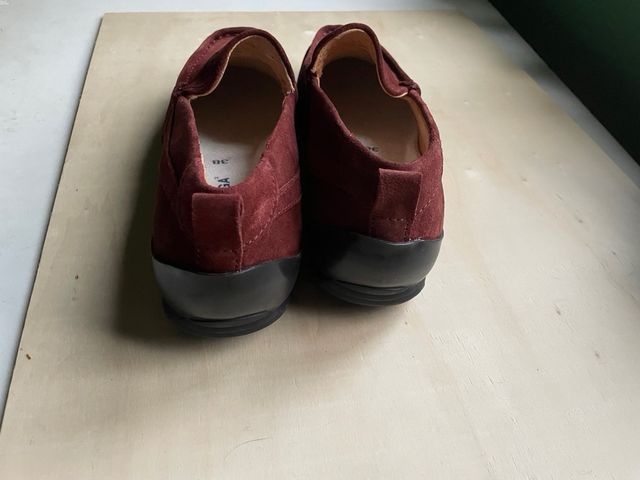 Mocassins de napa Superga tamanho 38 Bordeaux