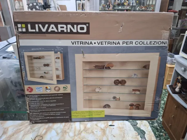 Vetrina espositiva Livarno nuova nella sua scatola