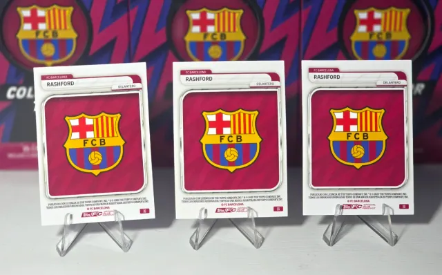 Lote 3 Marcus Rashford /99, /299, /350 Topps