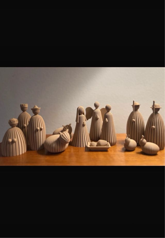 Presepe Natività in Stile Minimalista